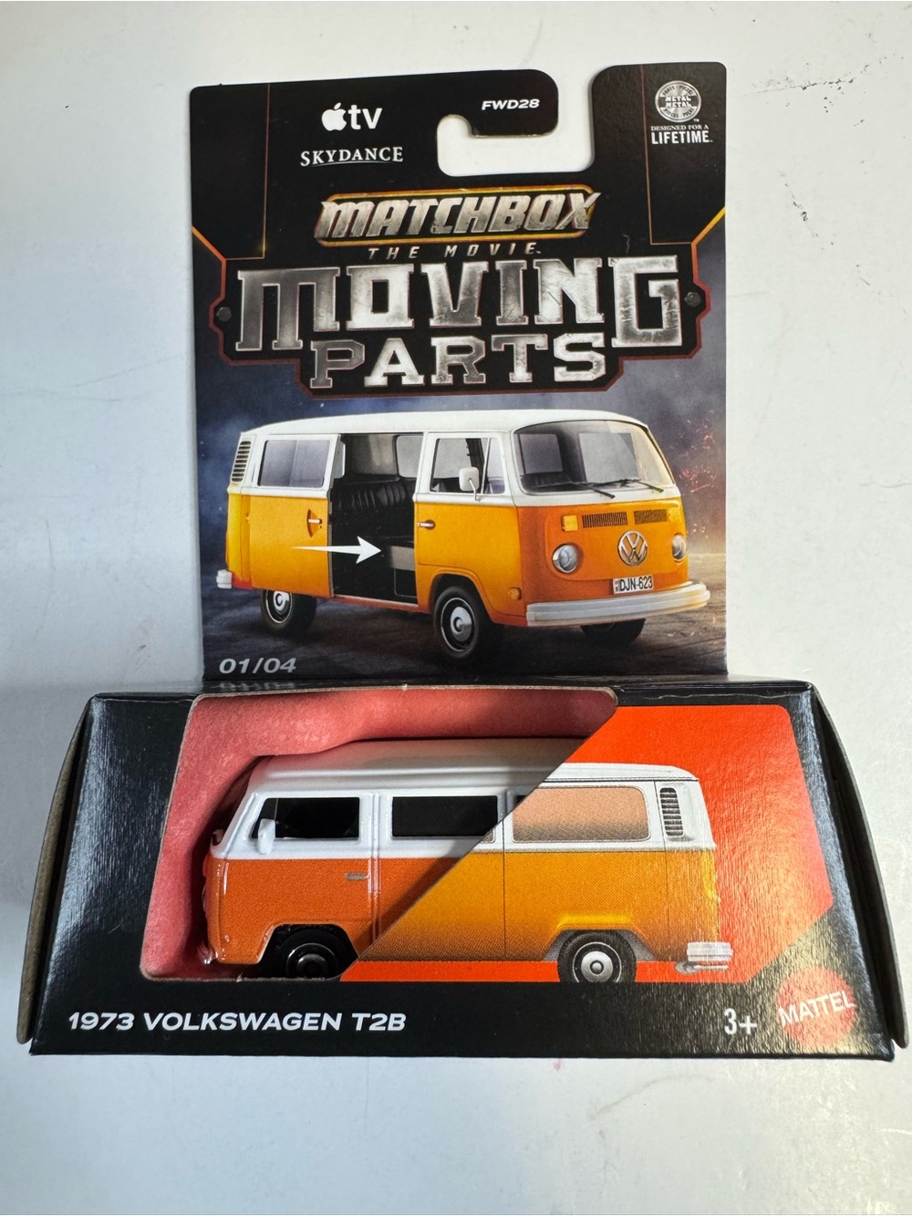 Matchbox The Movie Moving Parts 1973 Volkswagen T2B